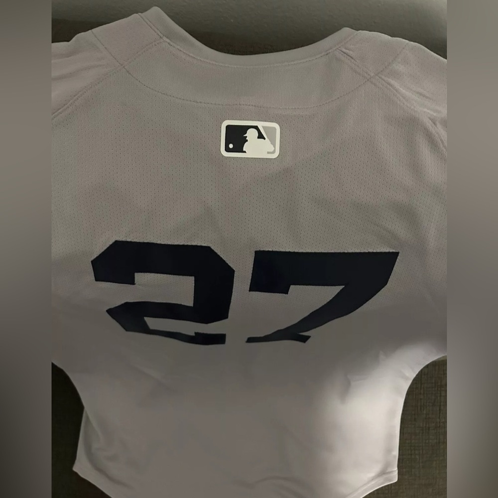 Nike Authentic NY Yankees Giancarlo Stanton World Series 2024 Jersey Men’s Sz M - Picture 8 of 8